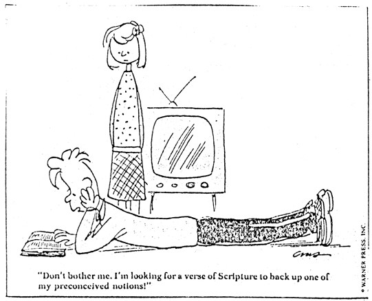 Preconceived Notions Cartoon